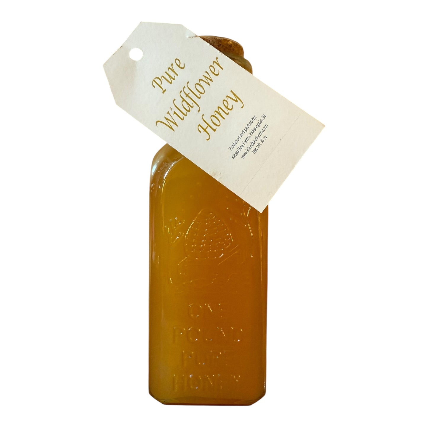 16oz Glass Honey Jar