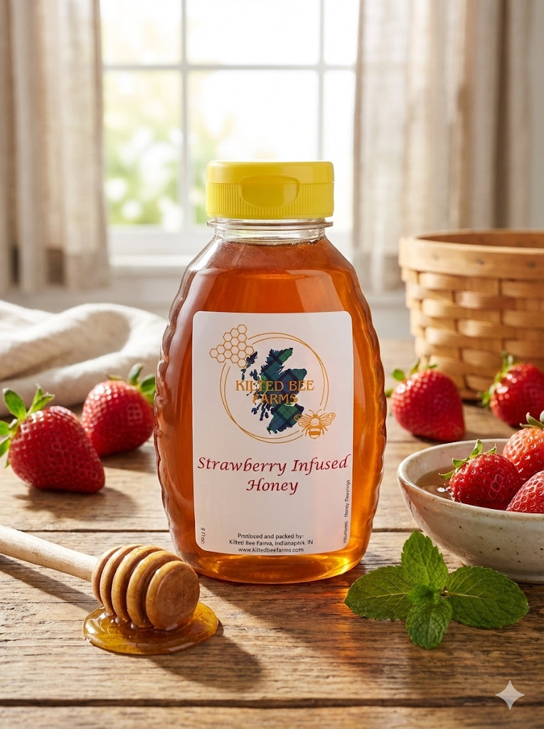 Strawberry Infused Honey