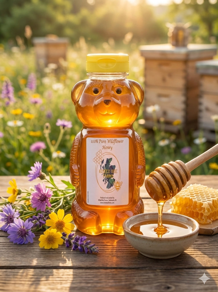 12oz Plastic Honey Bear