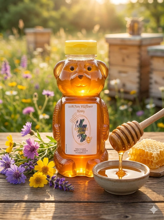 12oz Plastic Honey Bear