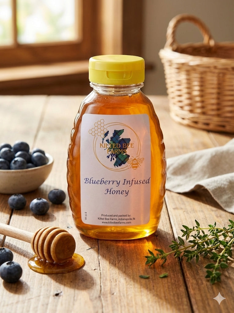 Blueberry Infused Honey
